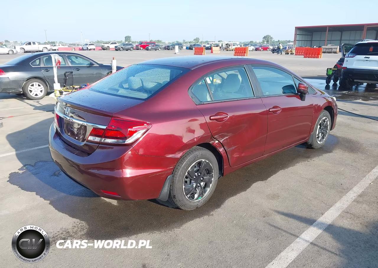 2014 Honda Civic Lx VIN:19XFB2F58EE063333 - 4