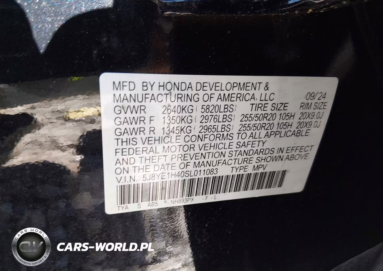 2025 Acura Mdx Technology Package VIN:5J8YE1H40SL011083 - 9