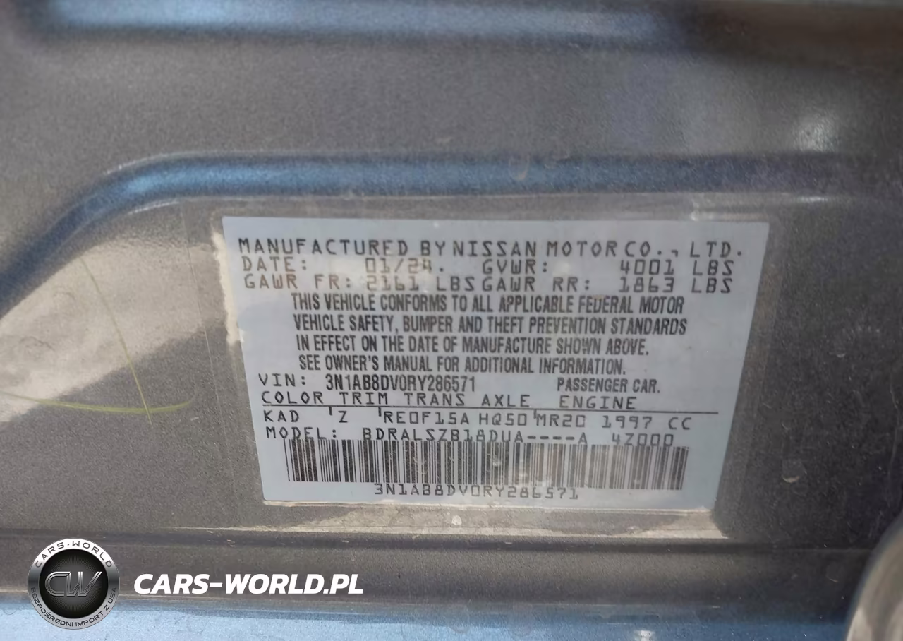 2024 Nissan Sentra Sr Xtronic Cvt VIN:3N1AB8DV0RY286571 - 9