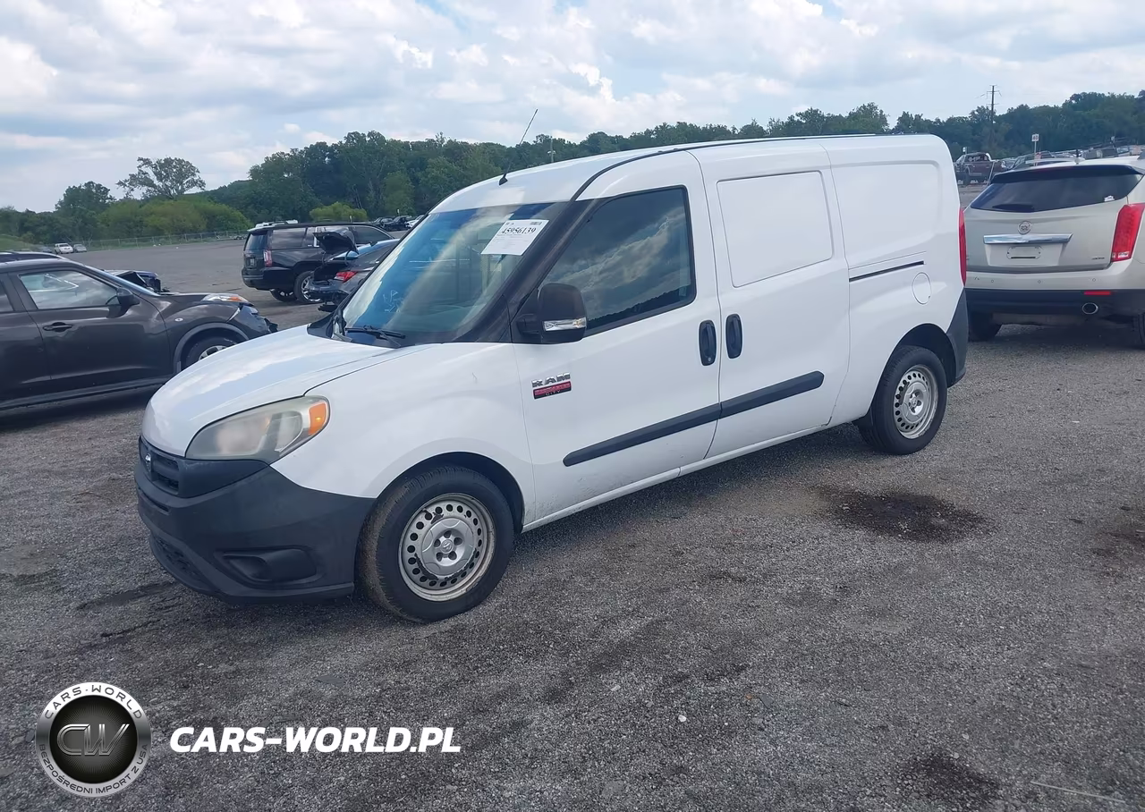2016 Ram Promaster City Tradesman VIN:ZFBERFAT7G6B44102 - 2