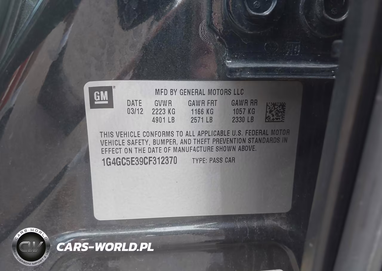 2012 Buick Lacrosse Leather Group VIN:1G4GC5E39CF312370 - 9