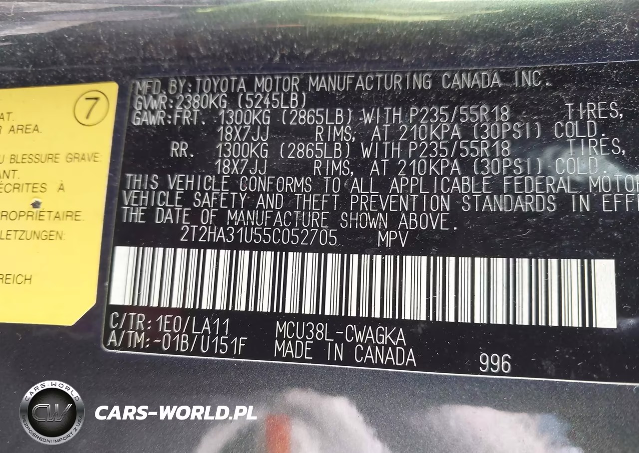 2005 Lexus Rx 330 VIN:2T2HA31U55C052705 - 9
