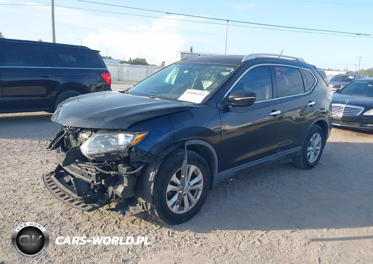 2015 Nissan Rogue Sv VIN:KNMAT2MT8FP533354 - 2