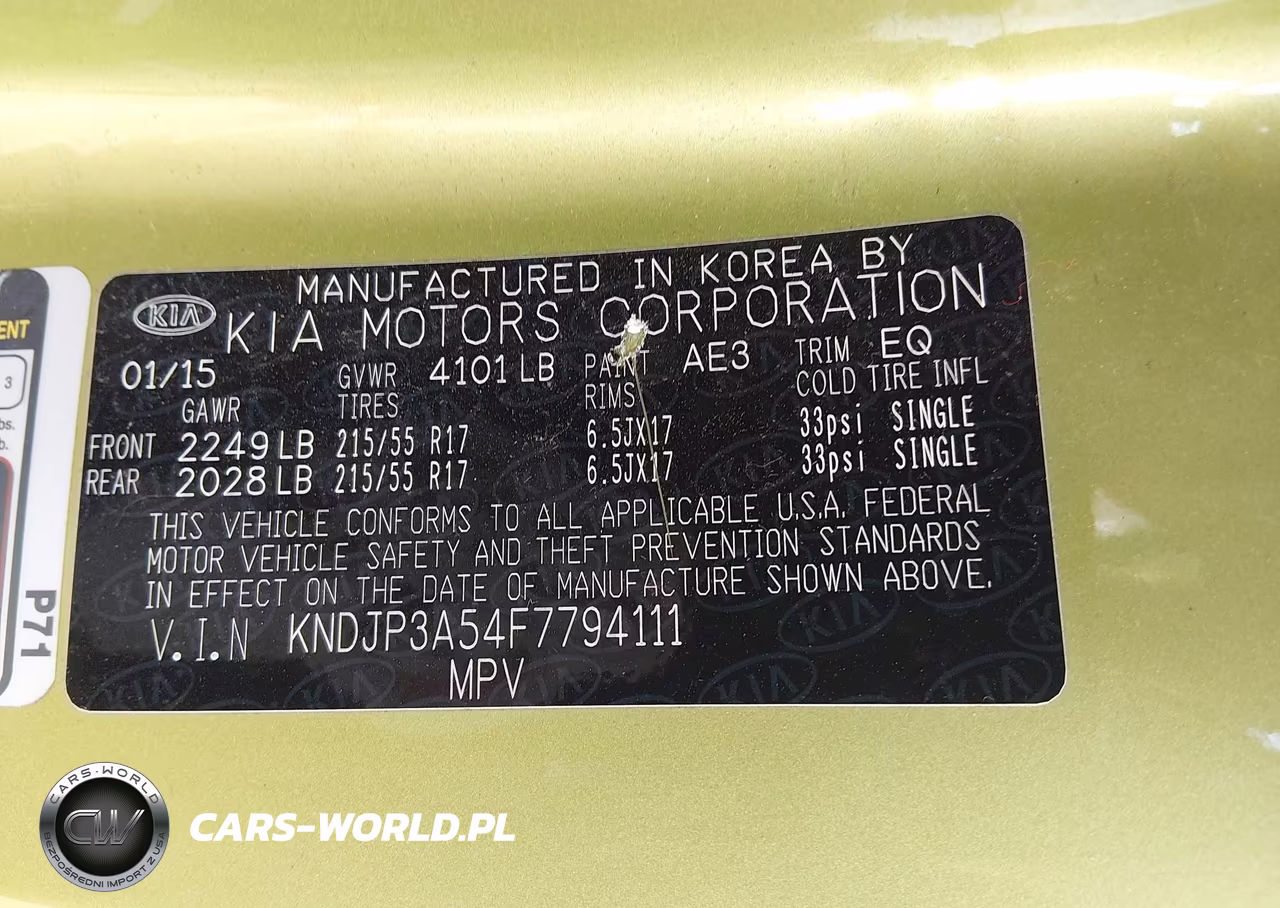 2015 Kia Soul + VIN:KNDJP3A54F7794111 - 9