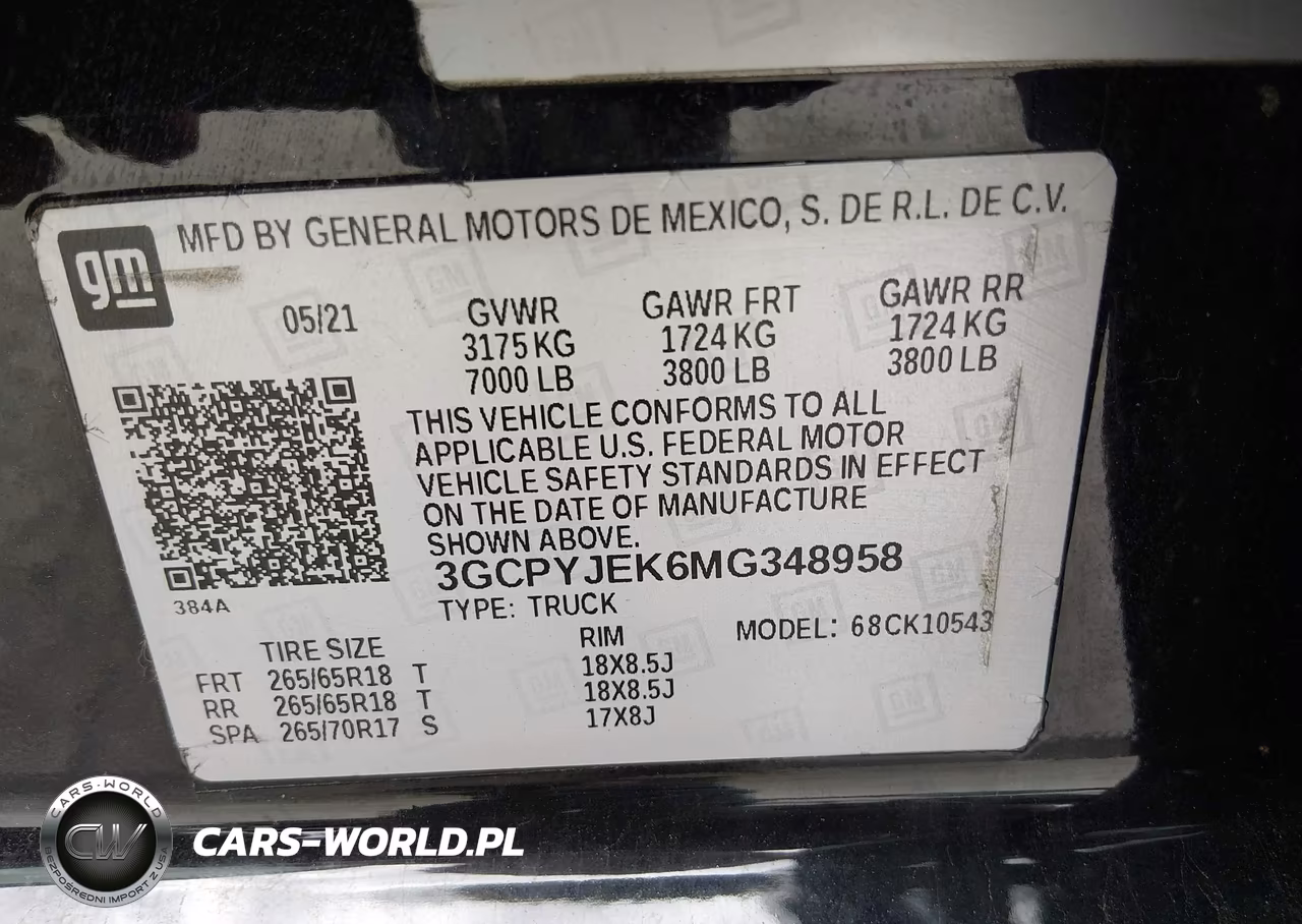 2021 Chevrolet Silverado 1500 4Wd Short Bed Lt With 2Fl VIN:3GCPYJEK6MG348958 - 9