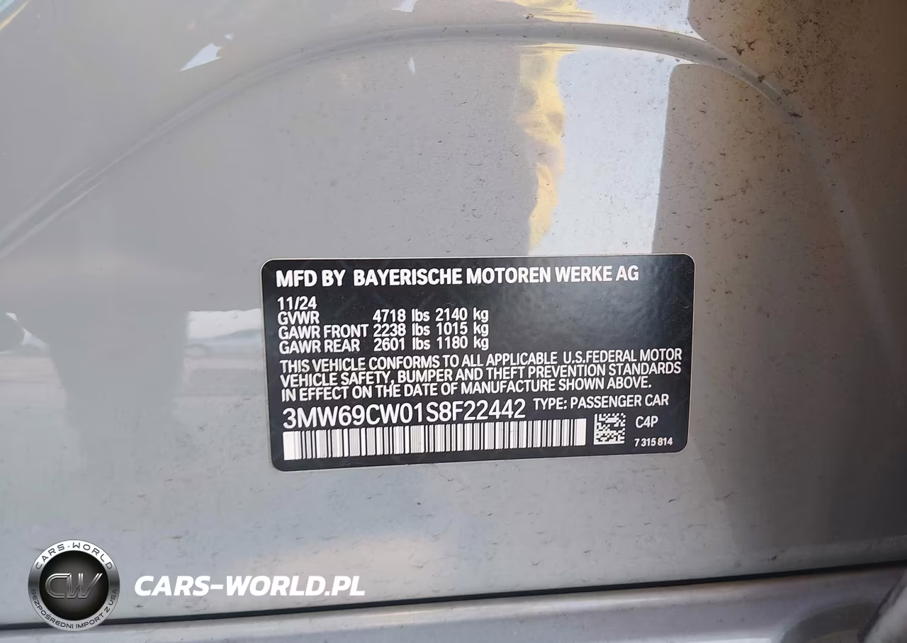 2025 BMW 330I VIN:3MW69CW01S8F22442 - 9