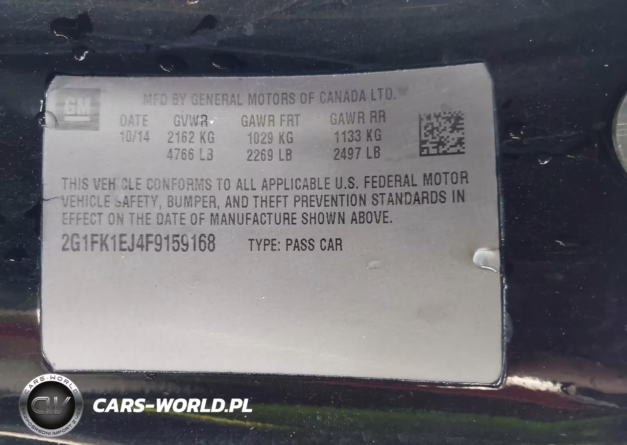 2015 Chevrolet Camaro 2Ss VIN:2G1FK1EJ4F9159168 - 9