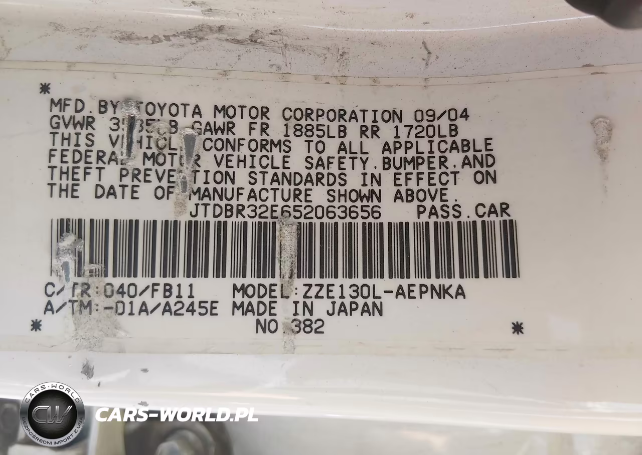 2005 Toyota Corolla Le VIN:JTDBR32E652063656 - 9