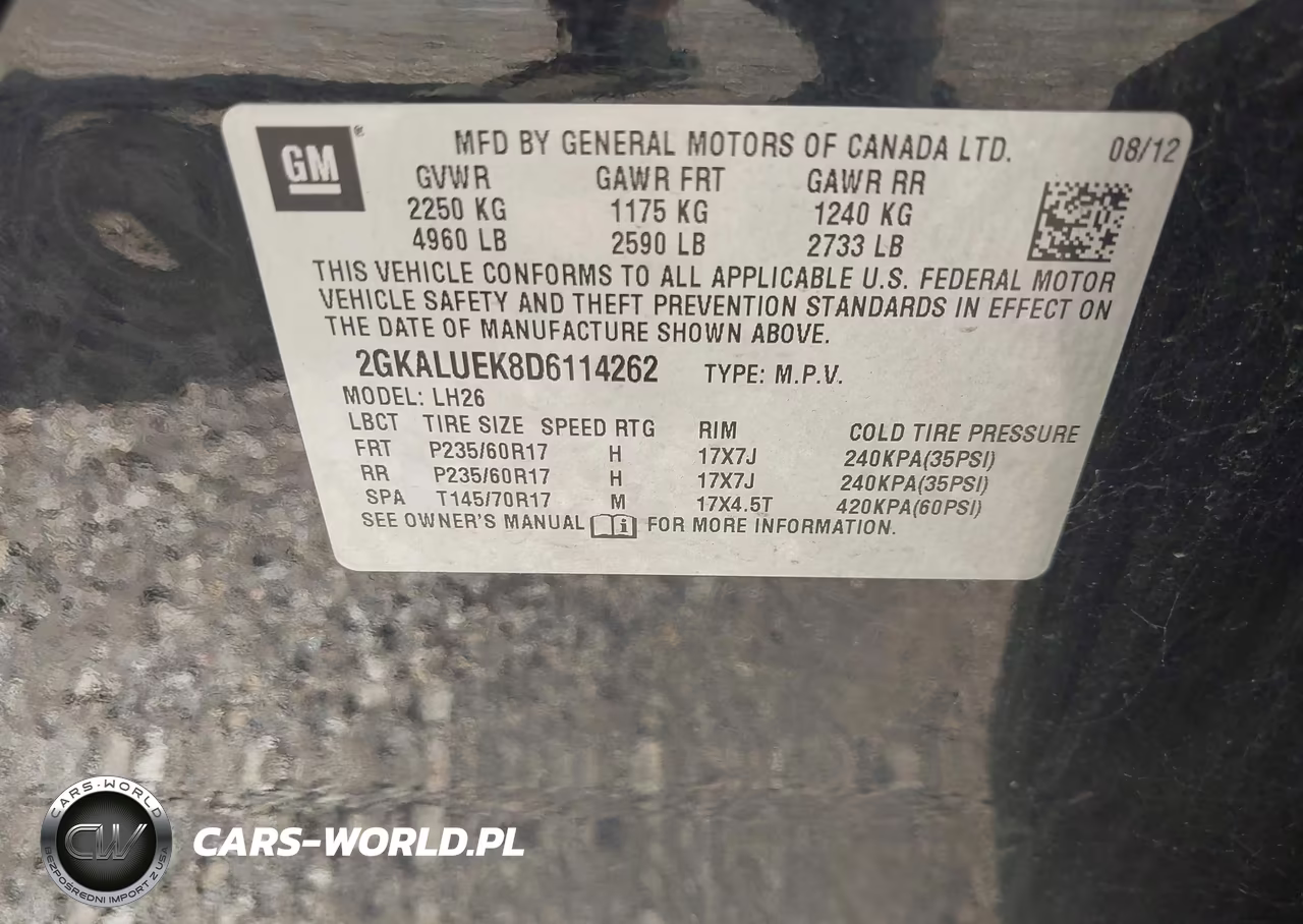 2013 GMC Terrain Slt-1 VIN:2GKALUEK8D6114262 - 9
