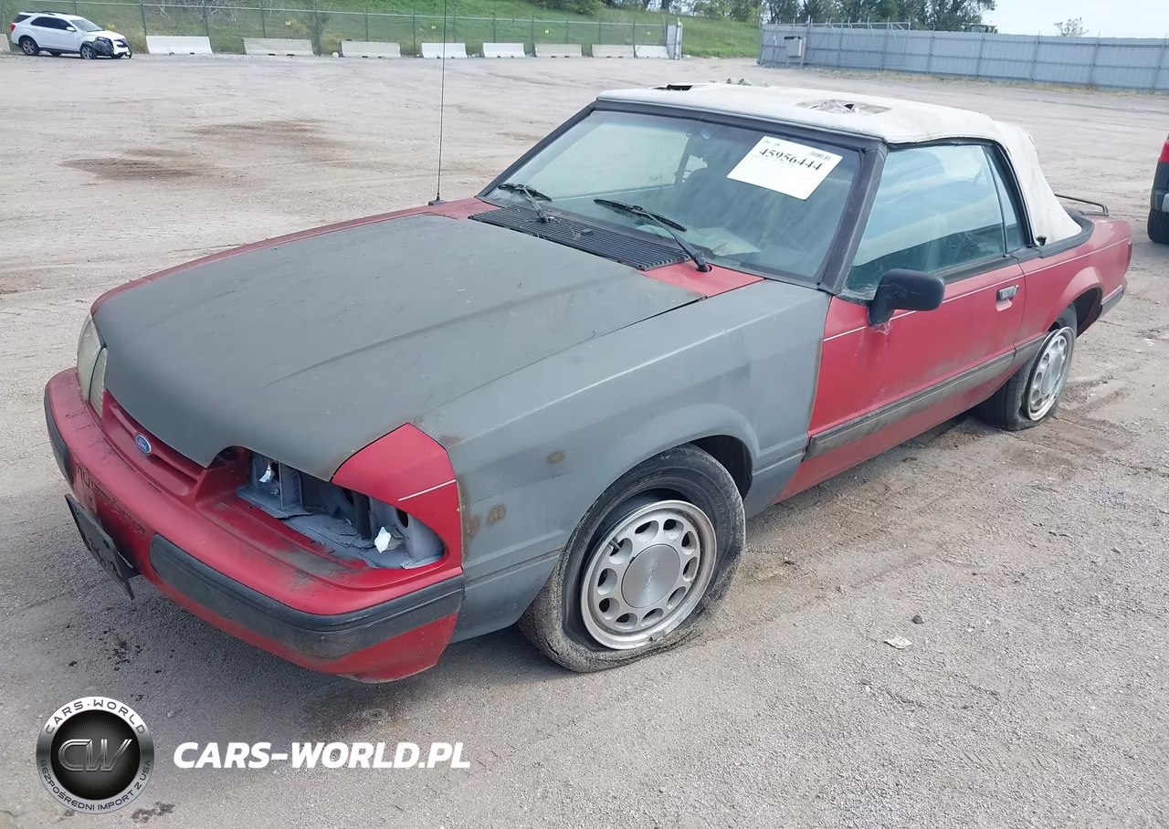 1989 Ford Mustang Lx VIN:1FABP44E6KF242749 - 2
