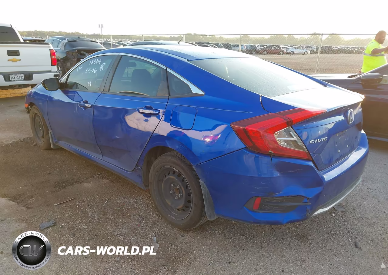 2019 Honda Civic Lx VIN:19XFC2F68KE022847 - 3