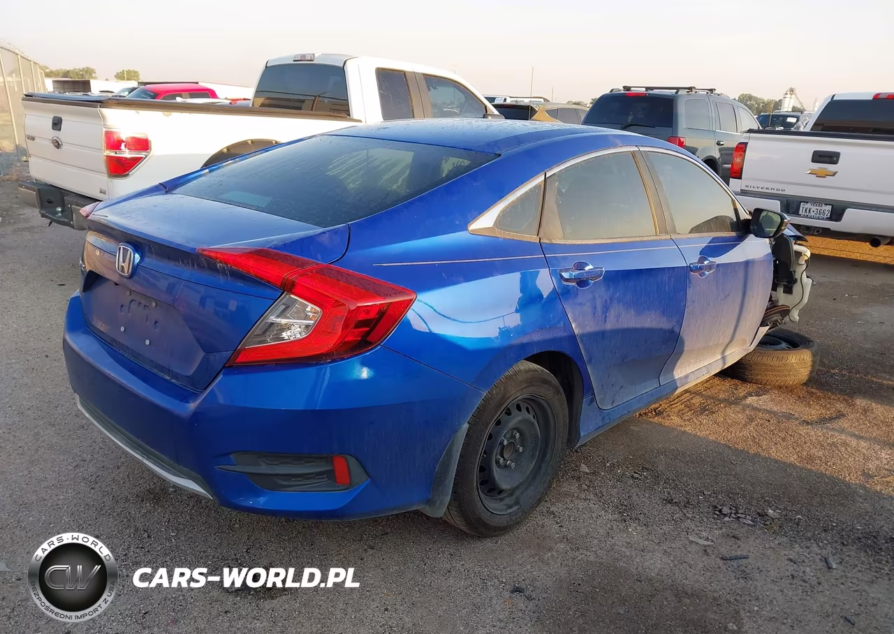 2019 Honda Civic Lx VIN:19XFC2F68KE022847 - 4