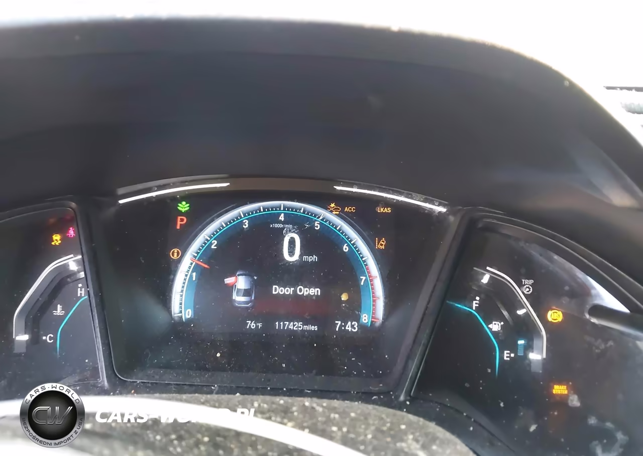 2019 Honda Civic Lx VIN:19XFC2F68KE022847 - 7