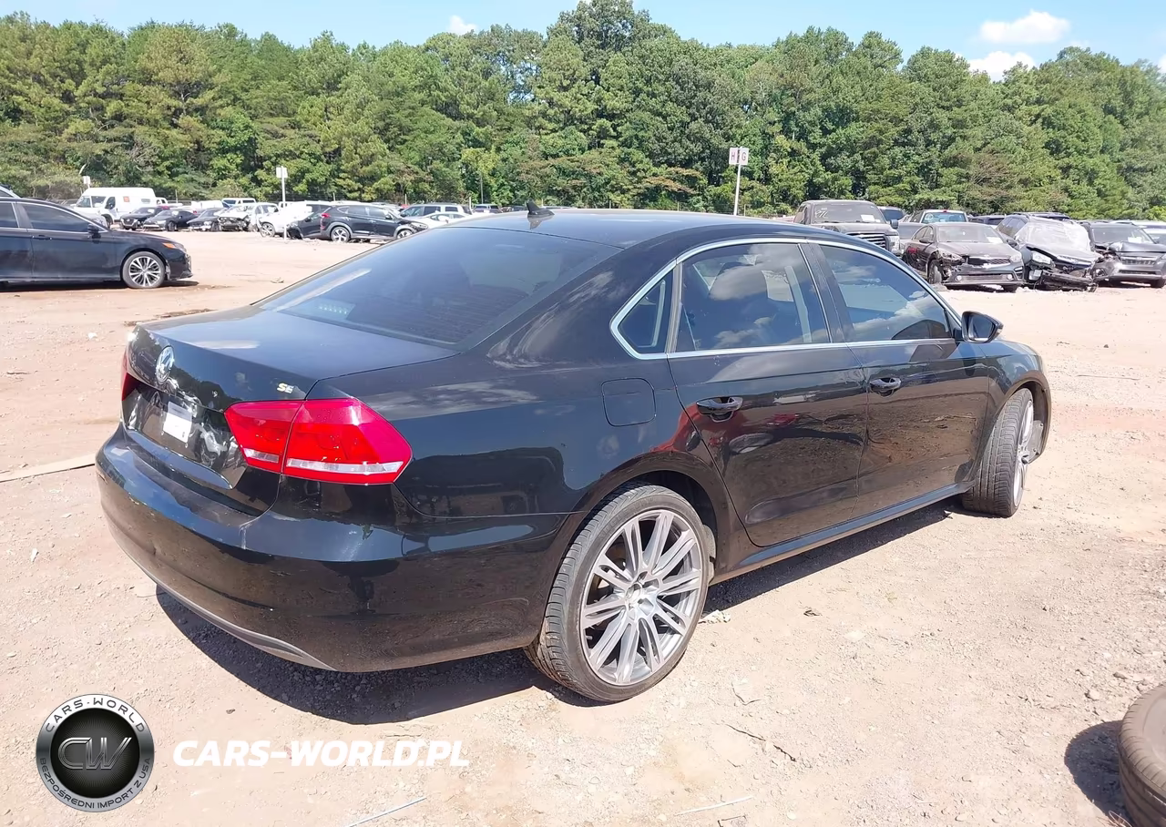 2012 Volkswagen Passat 2.5L Se VIN:1VWBH7A31CC037416 - 4