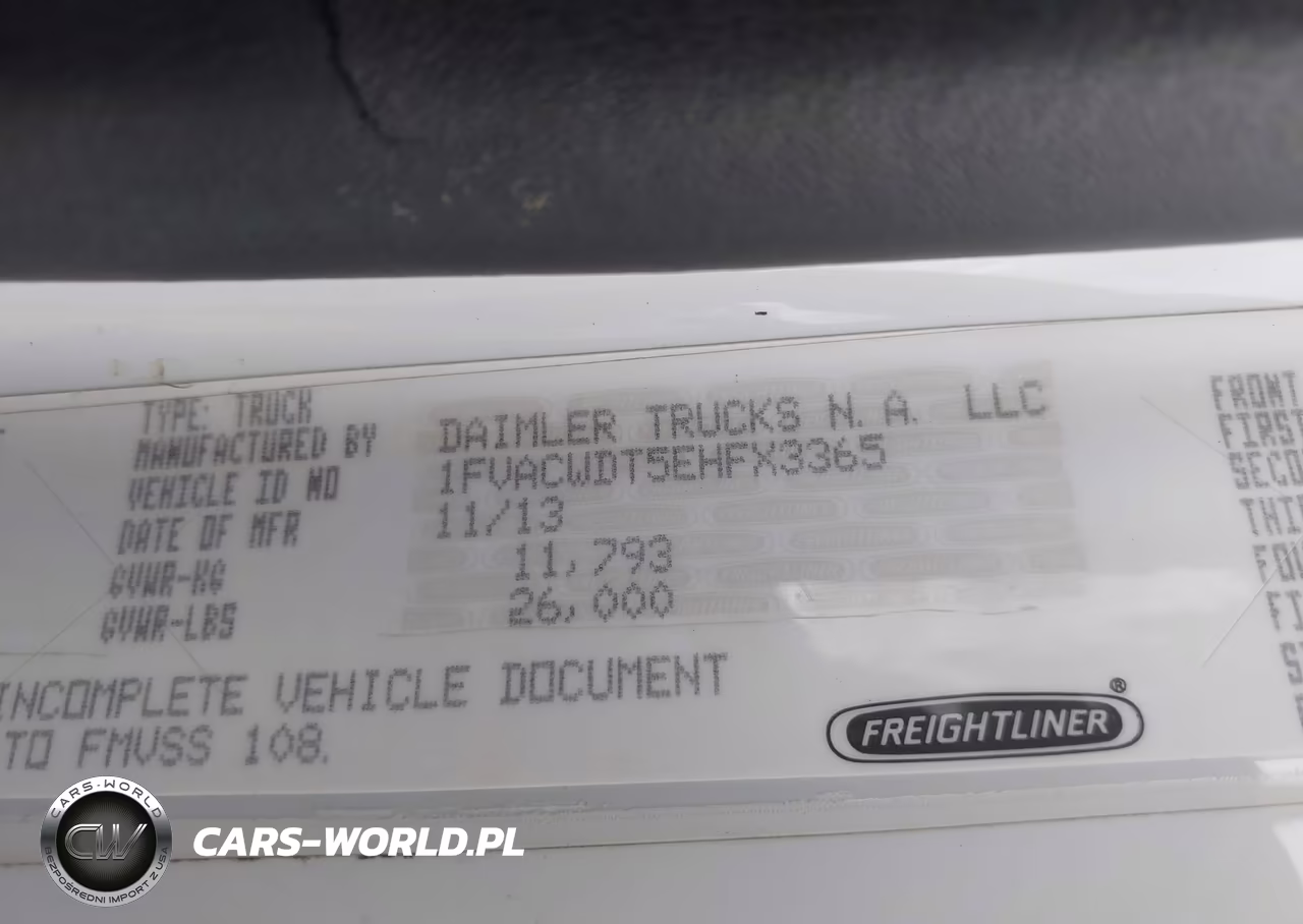 2014 Freightliner M2 106 Medium Duty VIN:1FVACWDT5EHFX3365 - 9