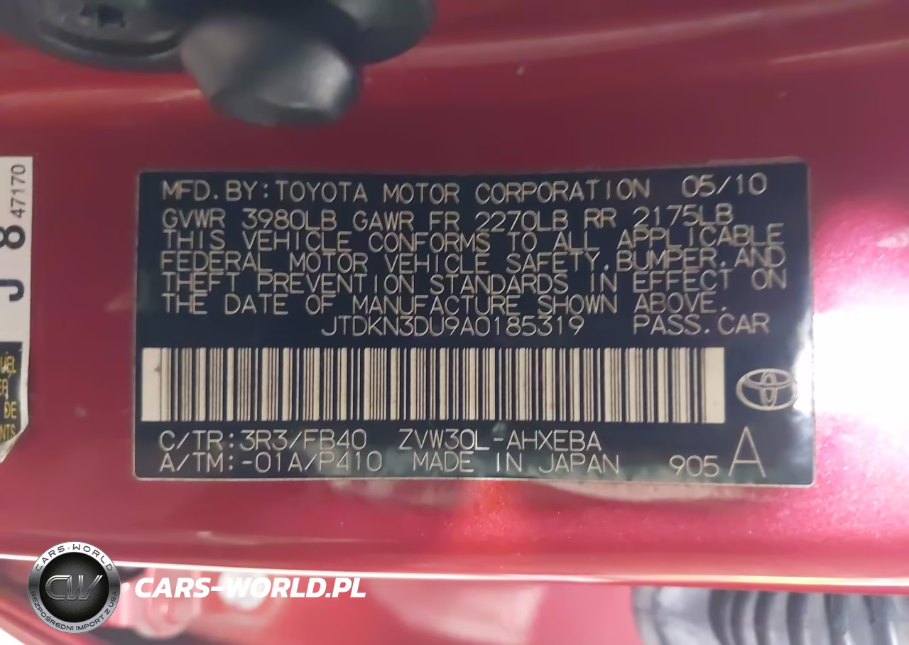 2010 Toyota Prius Ii VIN:JTDKN3DU9A0185319 - 9