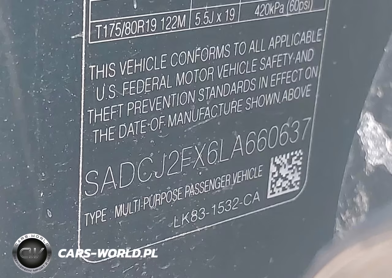 2020 Jaguar F-Pace Premium P250 Awd Automatic VIN:SADCJ2FX6LA660637 - 9