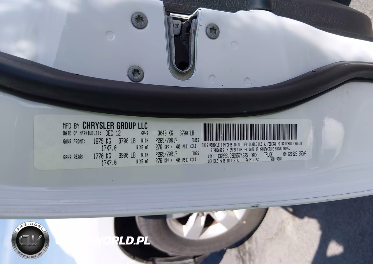 2013 Ram 1500 Slt VIN:1C6RR6LG9DS574235 - 9