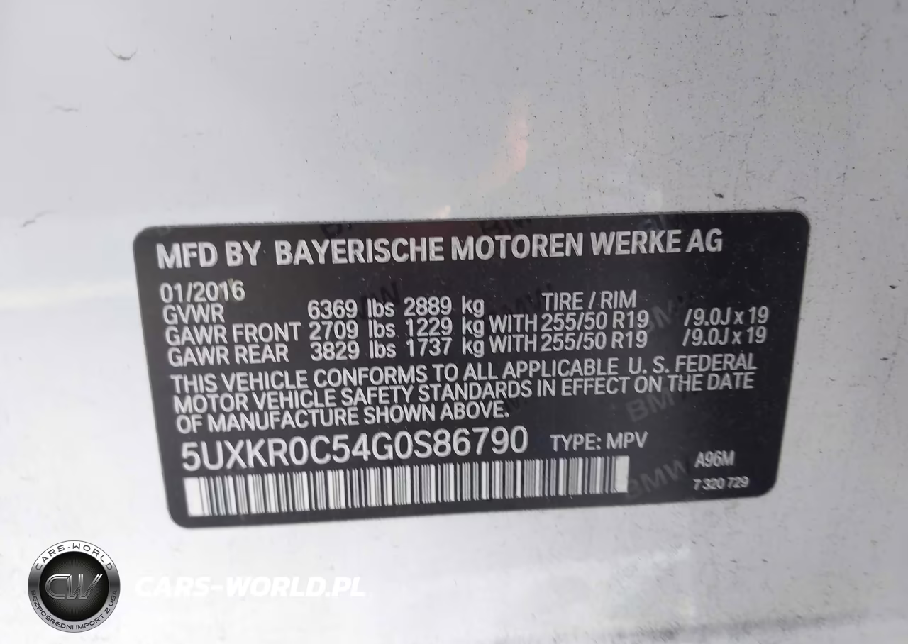 2016 BMW X5 xDrive35I VIN:5UXKR0C54G0S86790 - 9