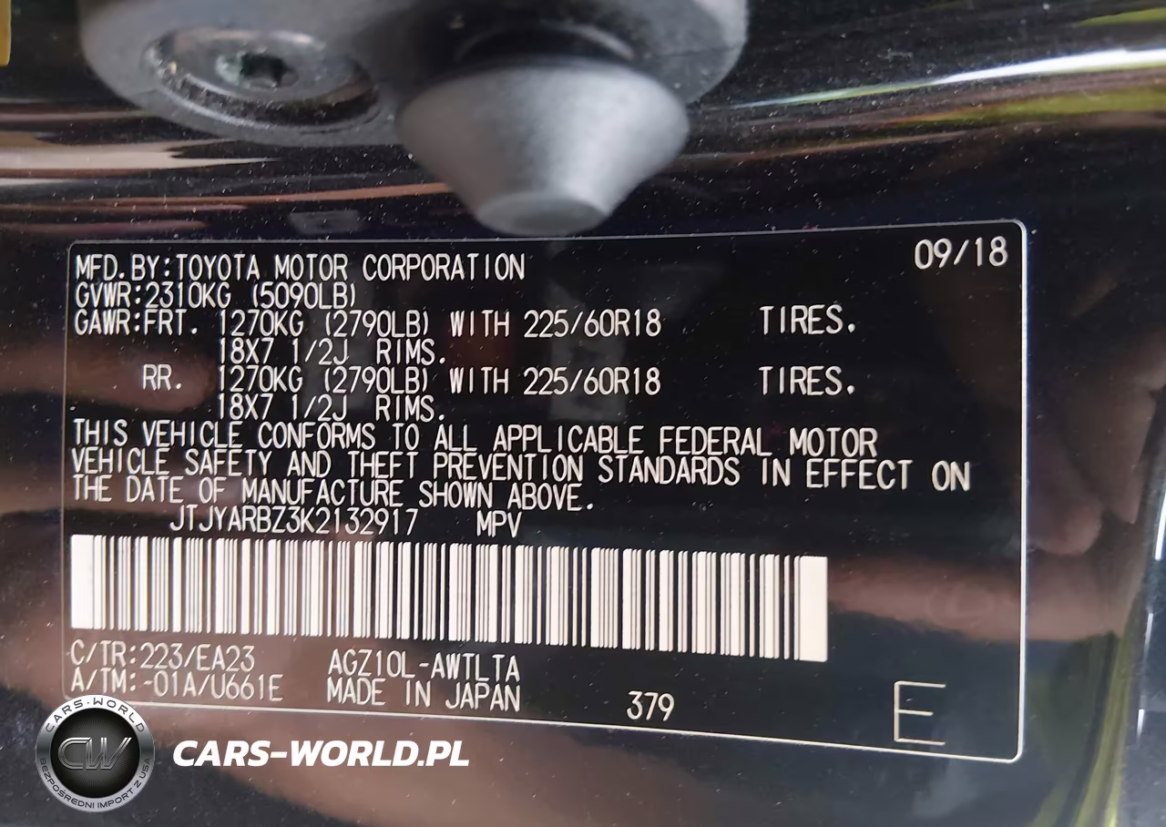 2019 Lexus Nx 300 VIN:JTJYARBZ3K2132917 - 9