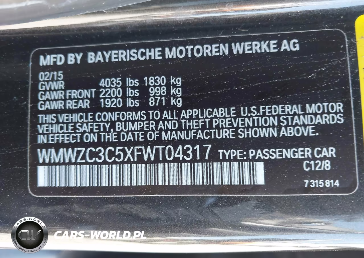 2015 Mini Countryman Cooper S VIN:WMWZC3C5XFWT04317 - 9