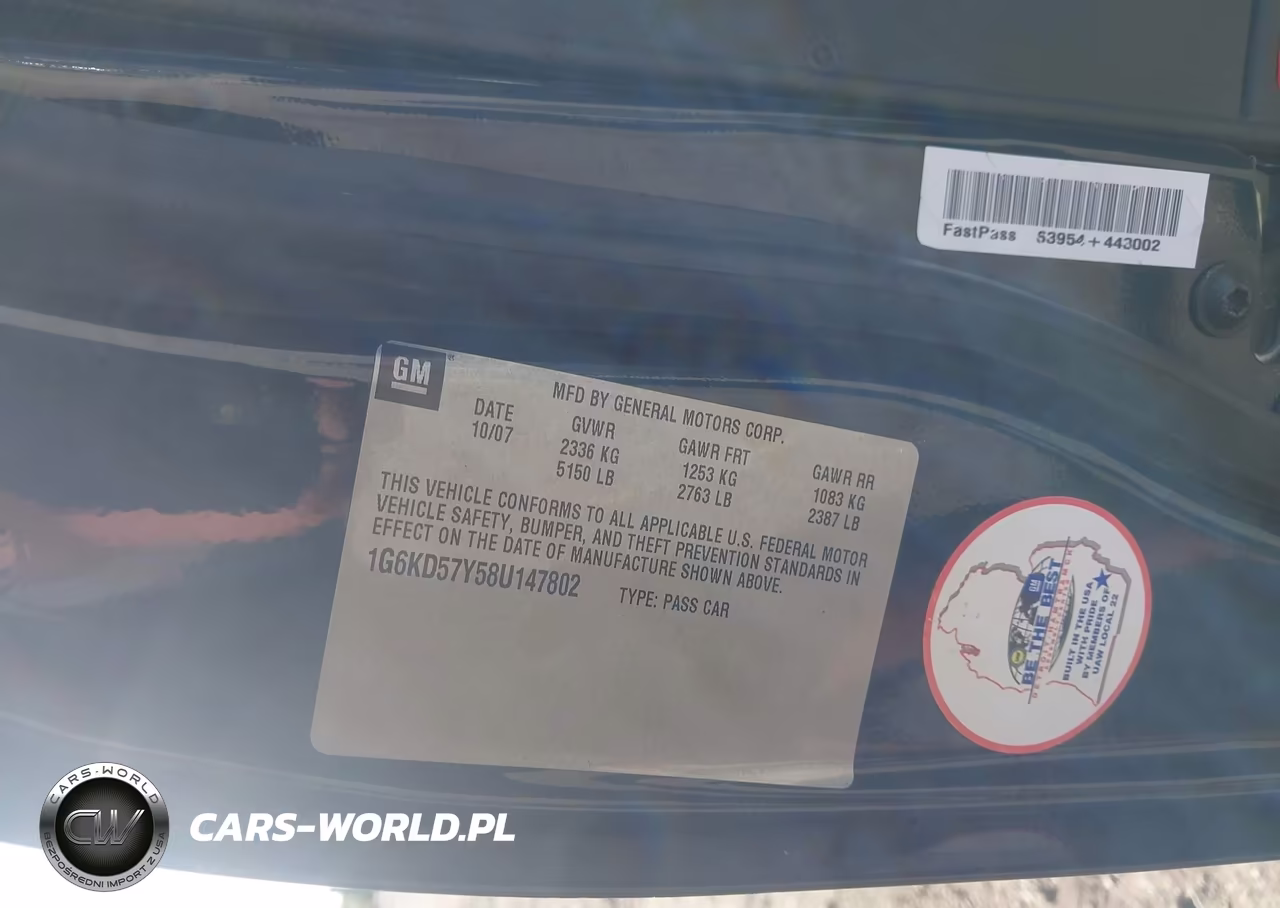 2008 Cadillac Dts 1Sa VIN:1G6KD57Y58U147802 - 9