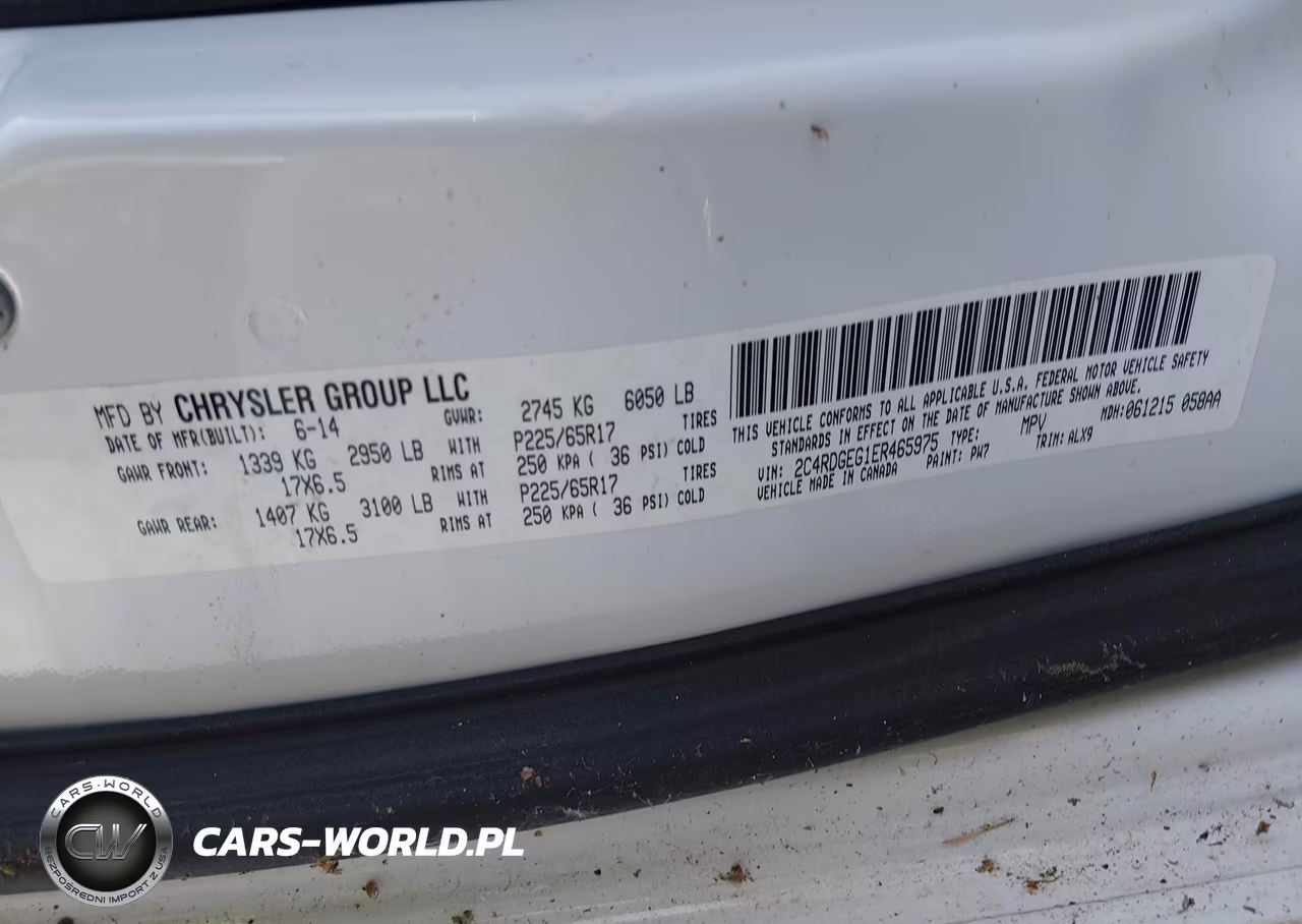 2014 Dodge Grand Caravan R-T VIN:2C4RDGEG1ER465975 - 9