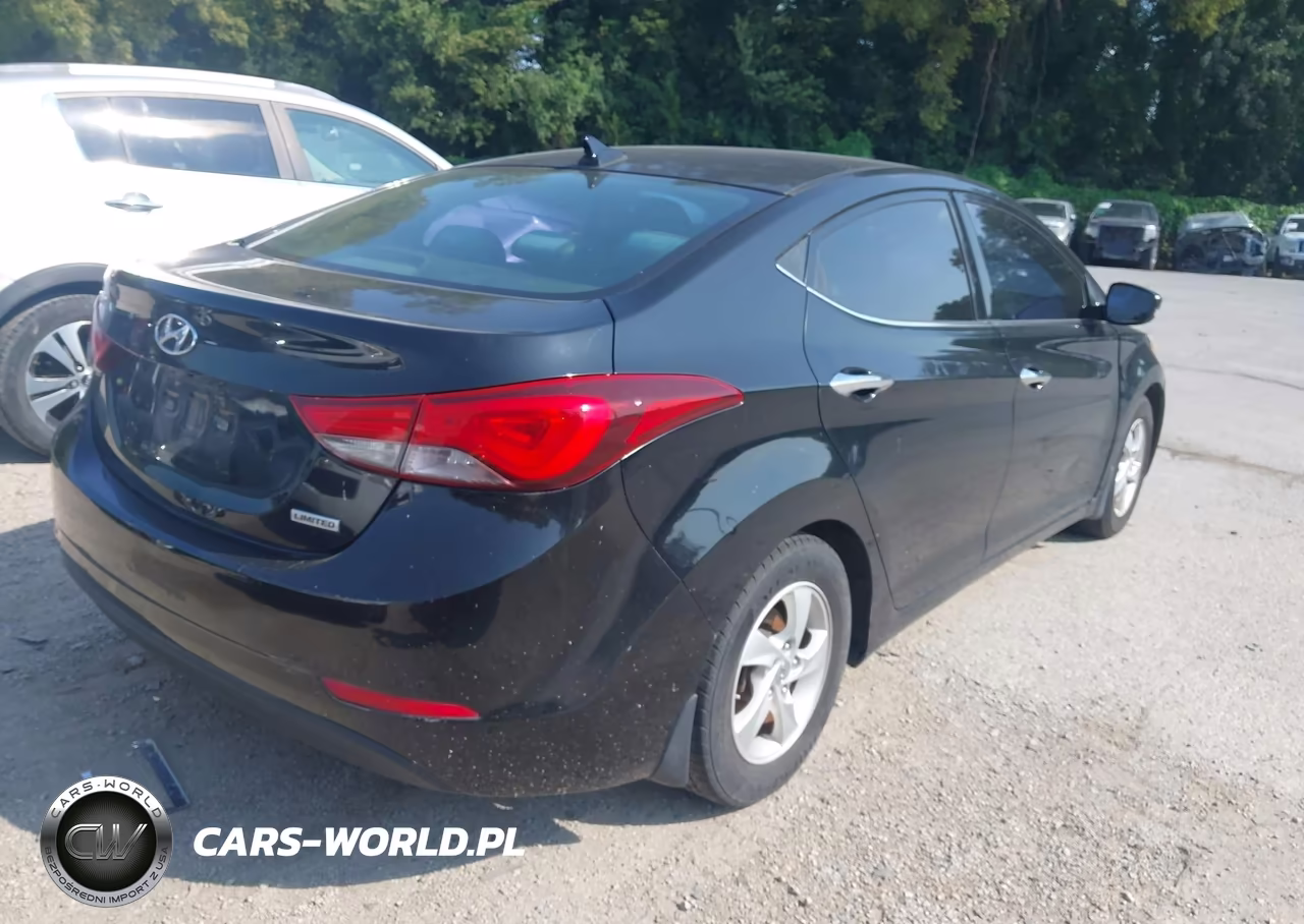2014 Hyundai Elantra Limited VIN:KMHDH4AEXEU113302 - 4