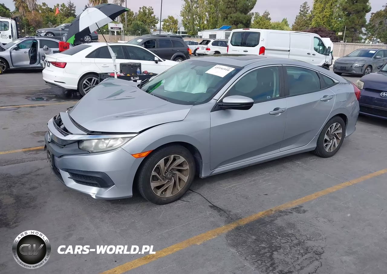 2016 Honda Civic Ex VIN:19XFC2F77GE249396 - 2