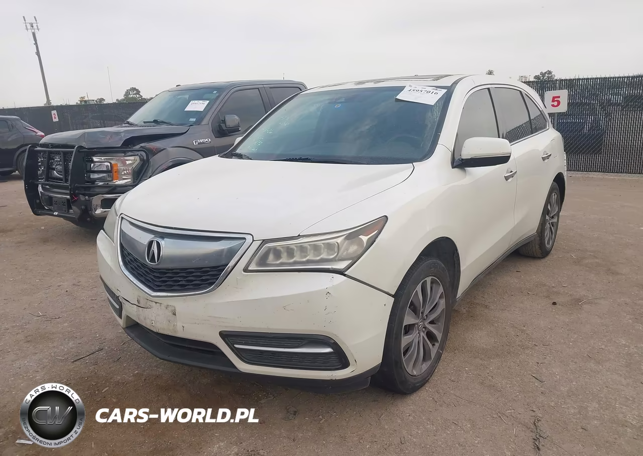 2016 Acura Mdx Technology Acurawatch Plus Packages-Technology Package VIN:5FRYD3H46GB008212 - 2