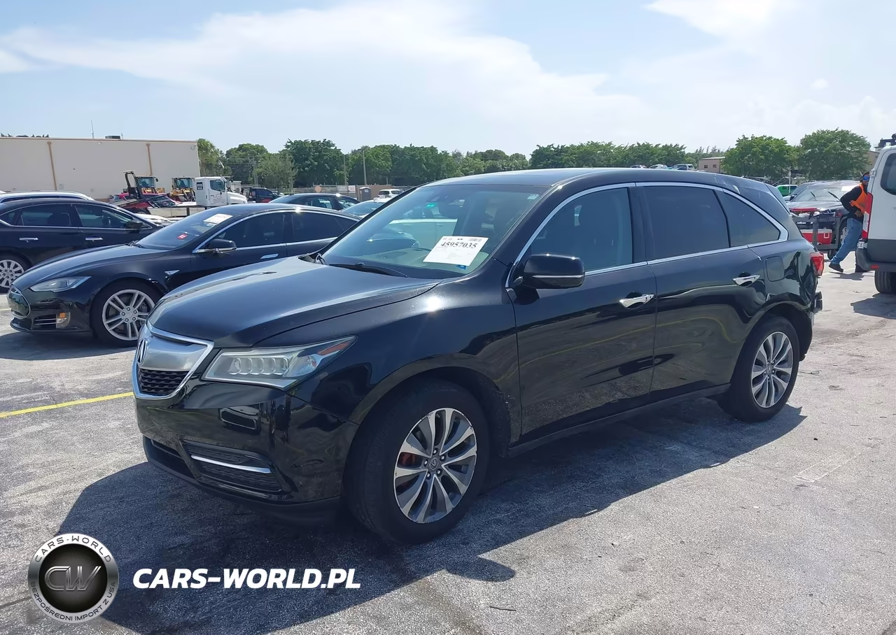 2014 Acura Mdx Technology Package VIN:5FRYD4H47EB038578 - 2