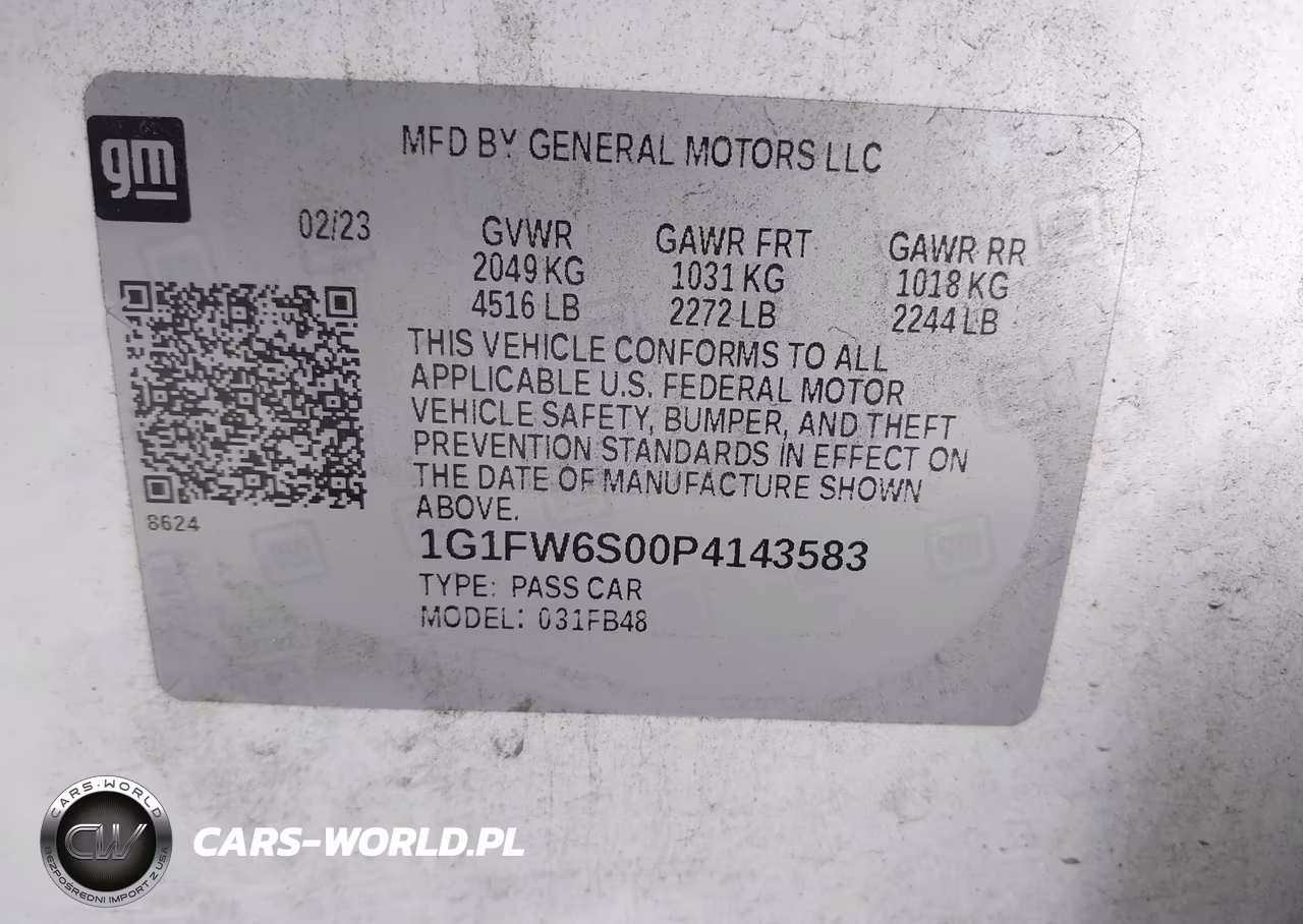 2023 Chevrolet Bolt Ev Fwd 1Lt VIN:1G1FW6S00P4143583 - 9
