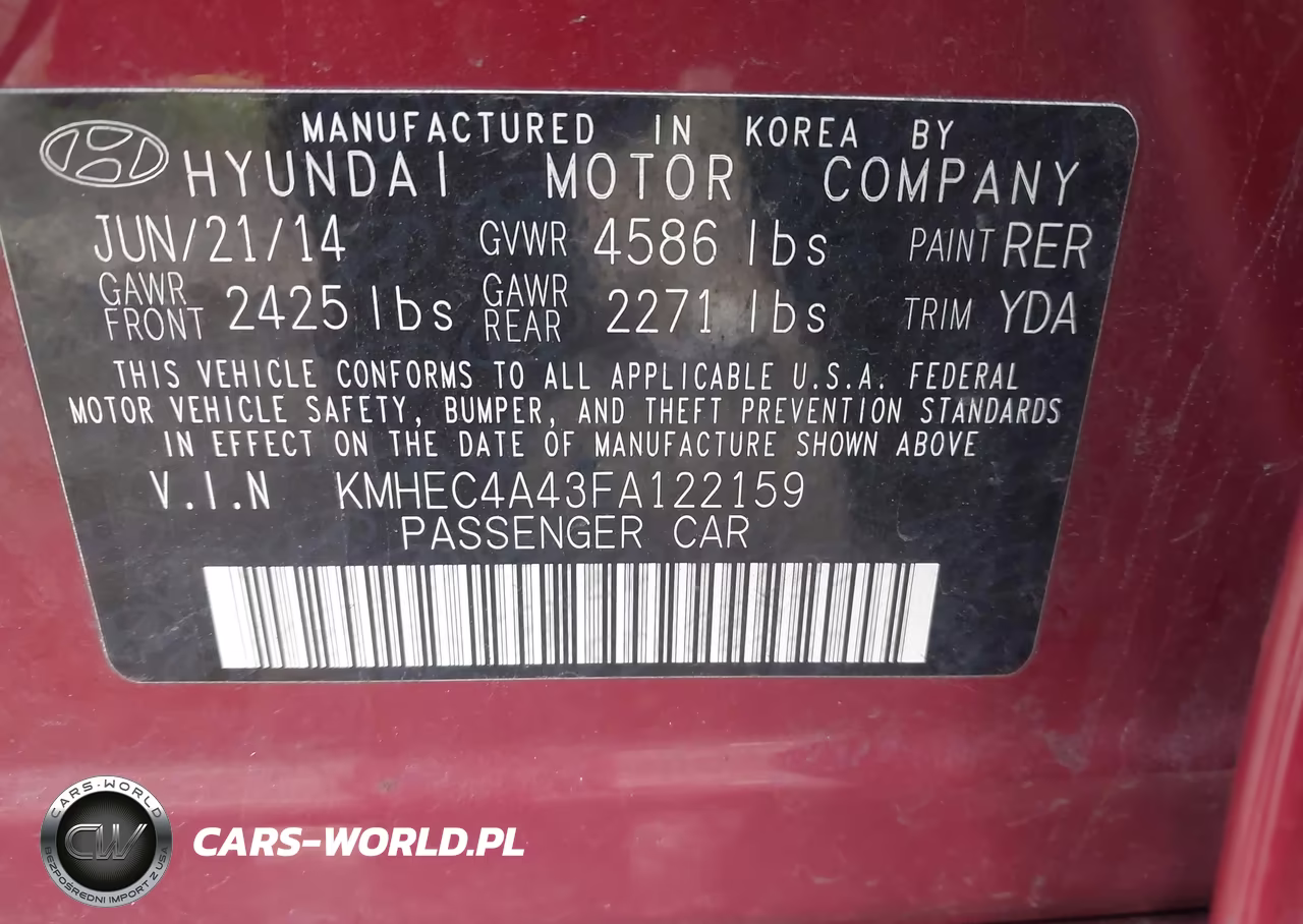 2015 Hyundai Sonata Hybrid Limited VIN:KMHEC4A43FA122159 - 9