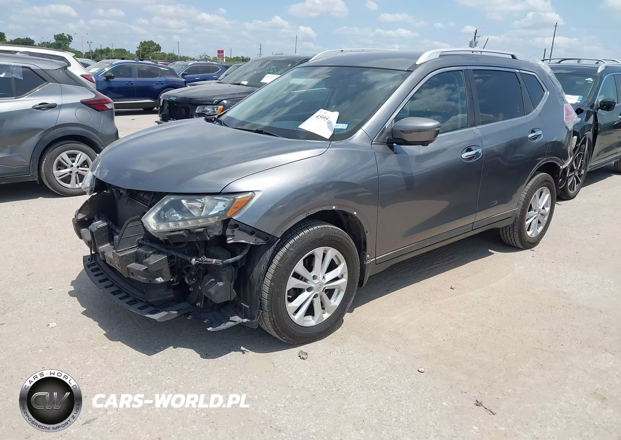 2016 Nissan Rogue Sv VIN:KNMAT2MV3GP660998 - 2