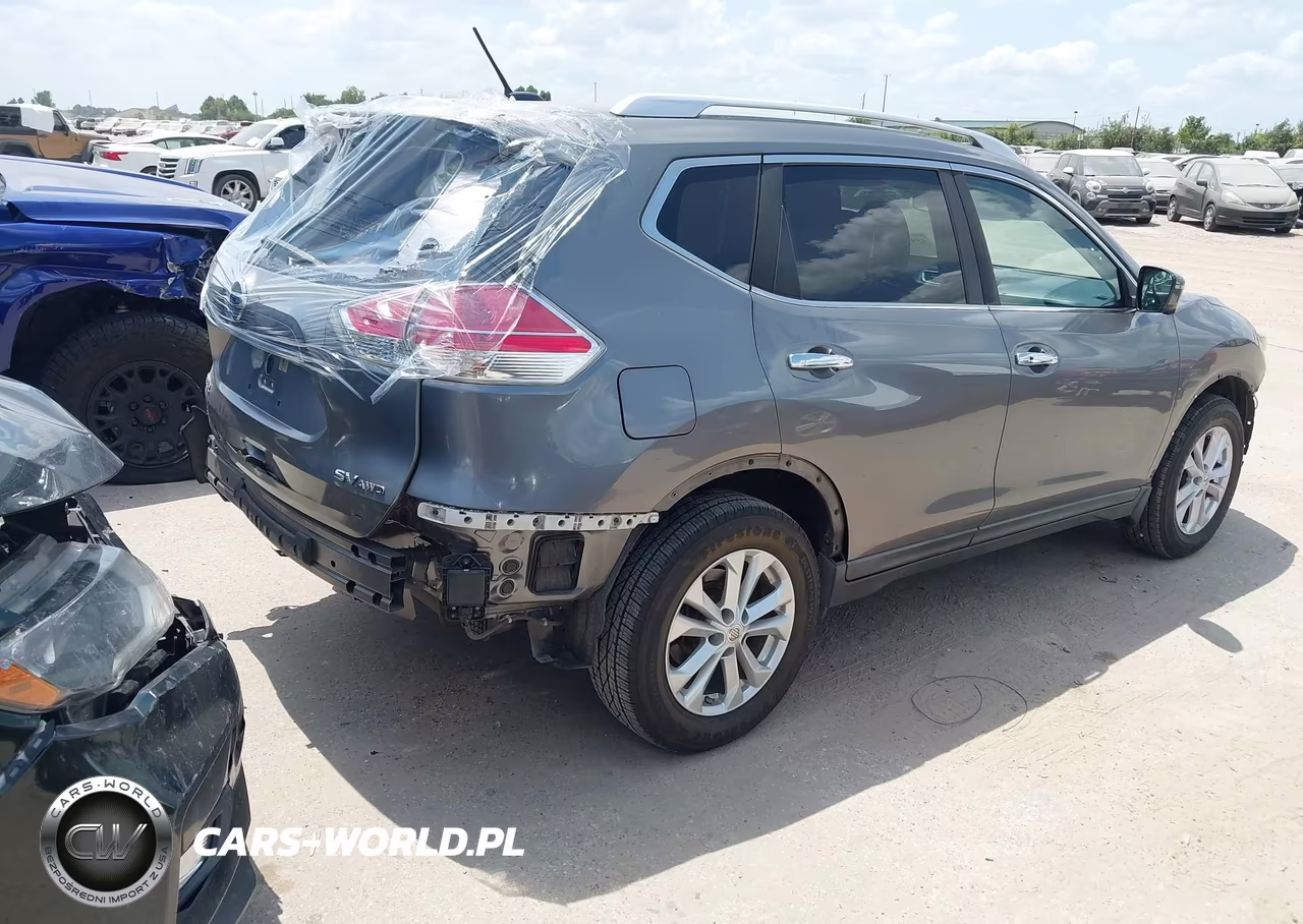 2016 Nissan Rogue Sv VIN:KNMAT2MV3GP660998 - 4