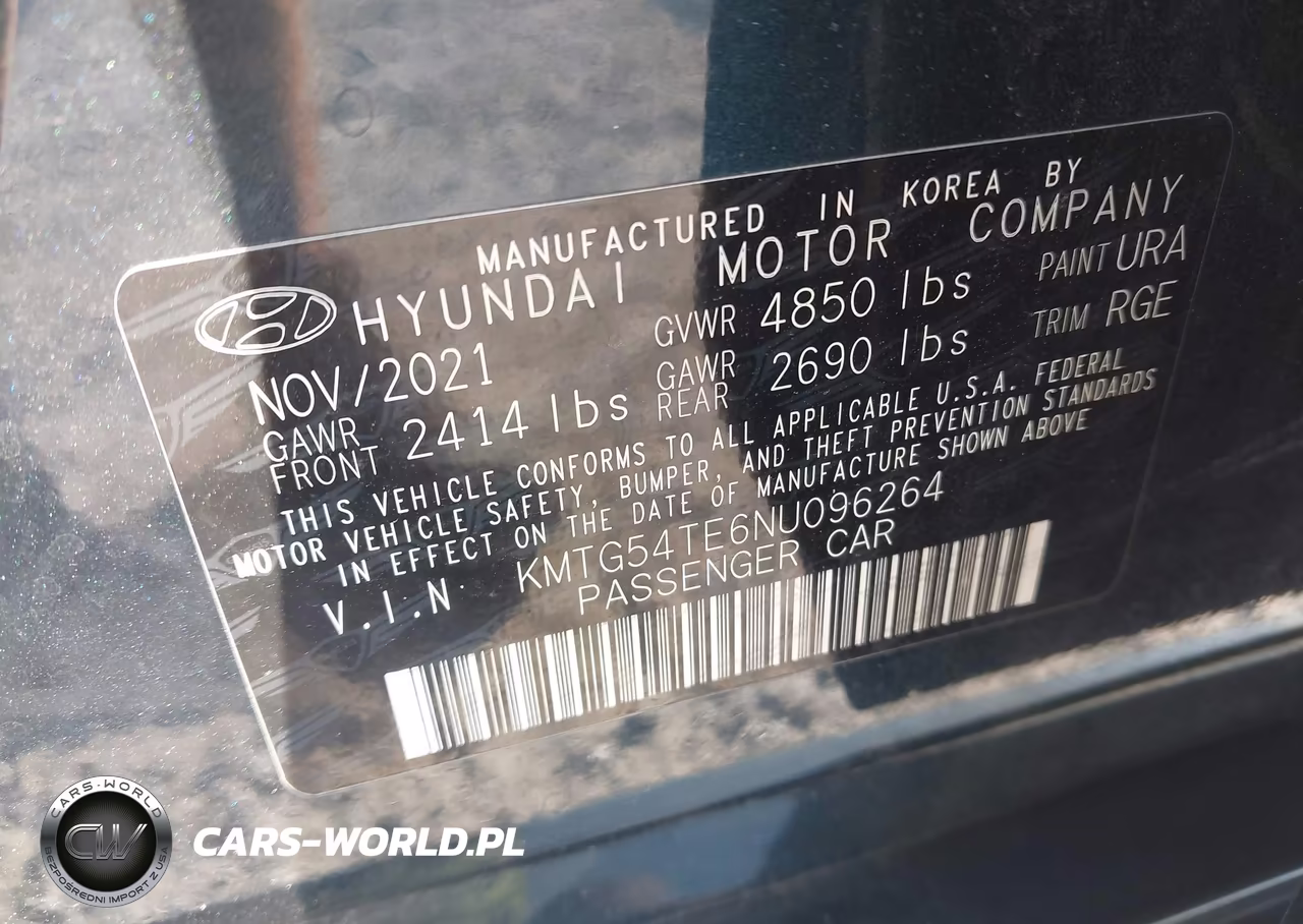 2022 Genesis G70 3.3T Rwd VIN:KMTG54TE6NU096264 - 9