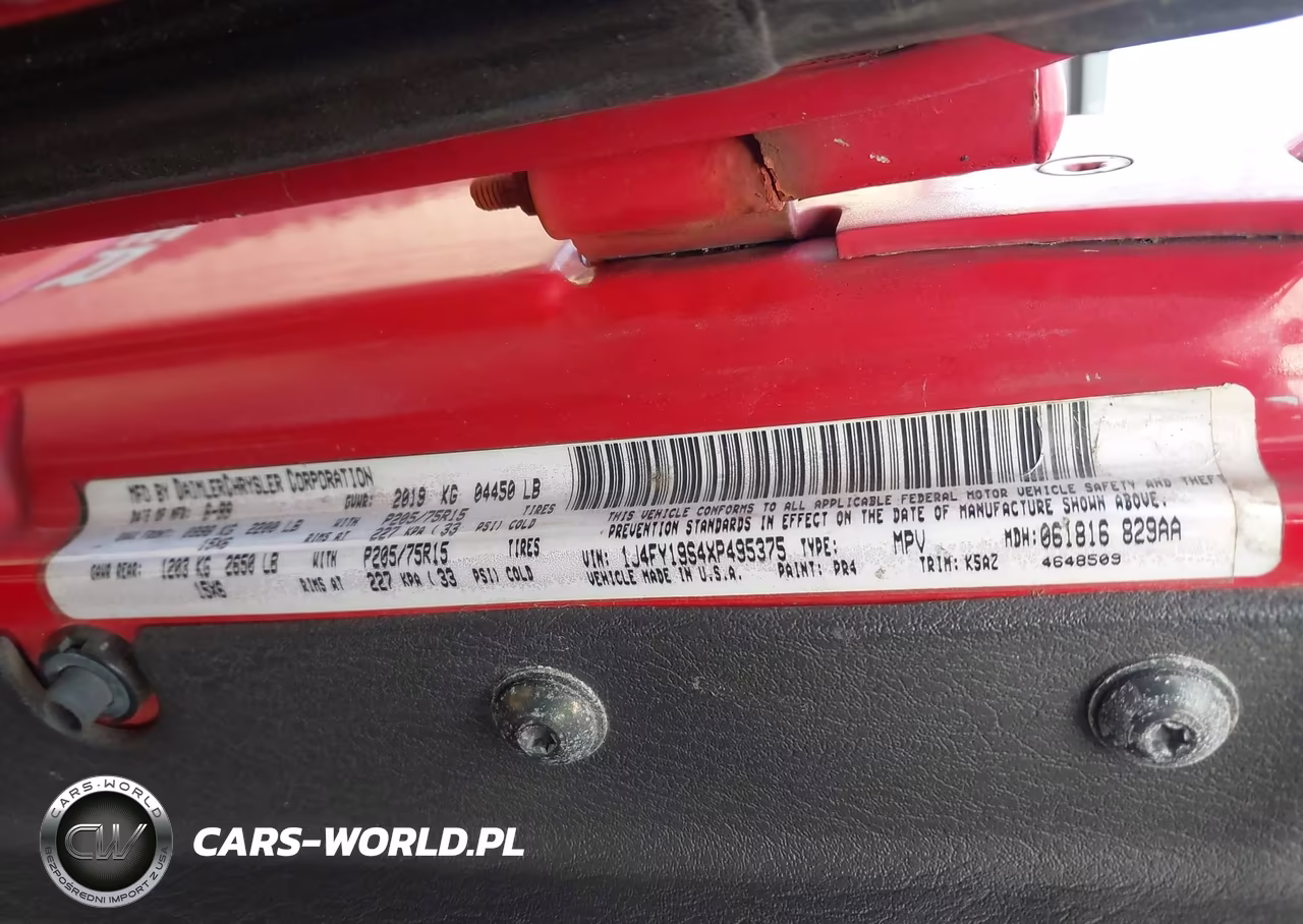 1999 Jeep Wrangler Sport VIN:1J4FY19S4XP495375 - 9