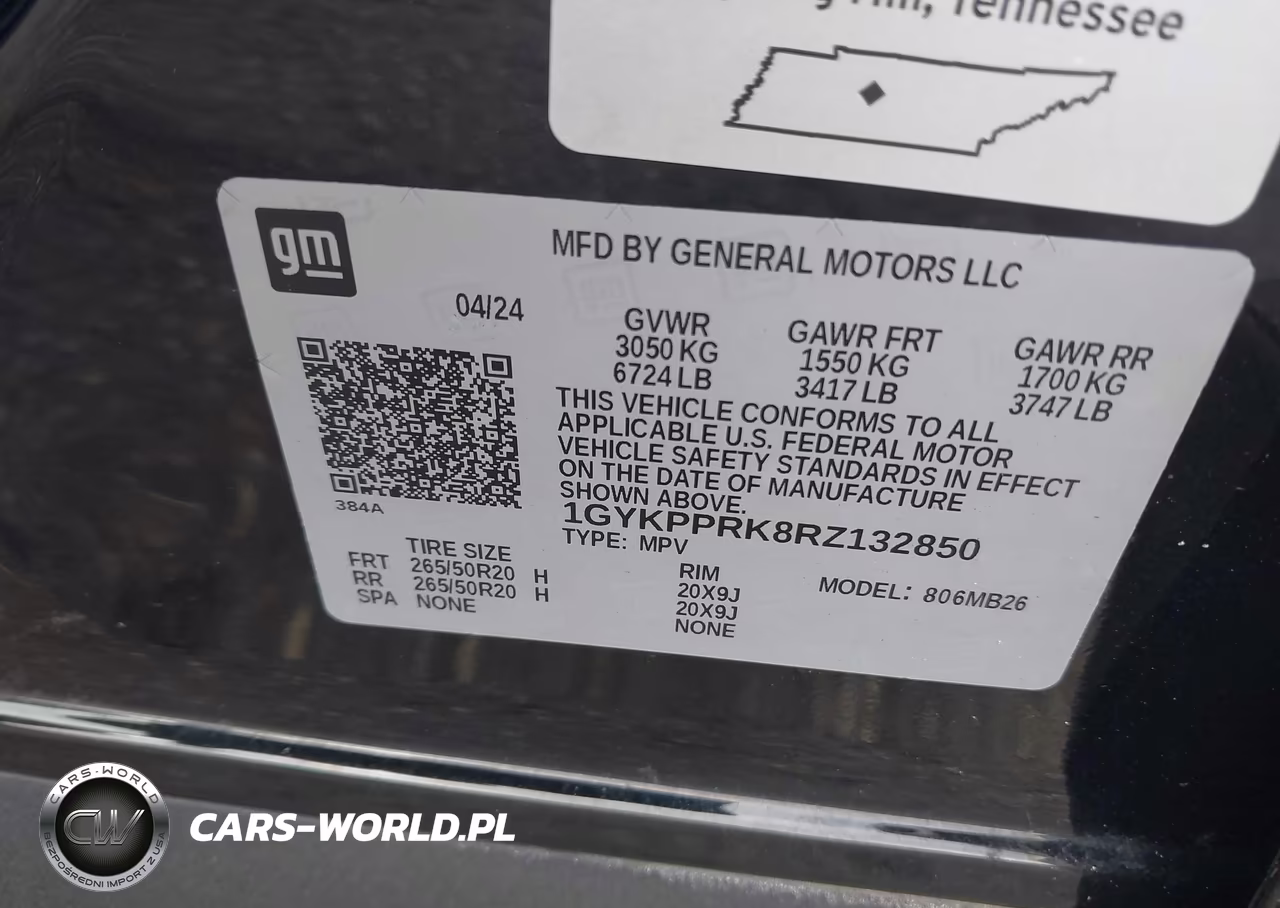 2024 Cadillac Lyriq Luxury W-1Sc VIN:1GYKPPRK8RZ132850 - 9