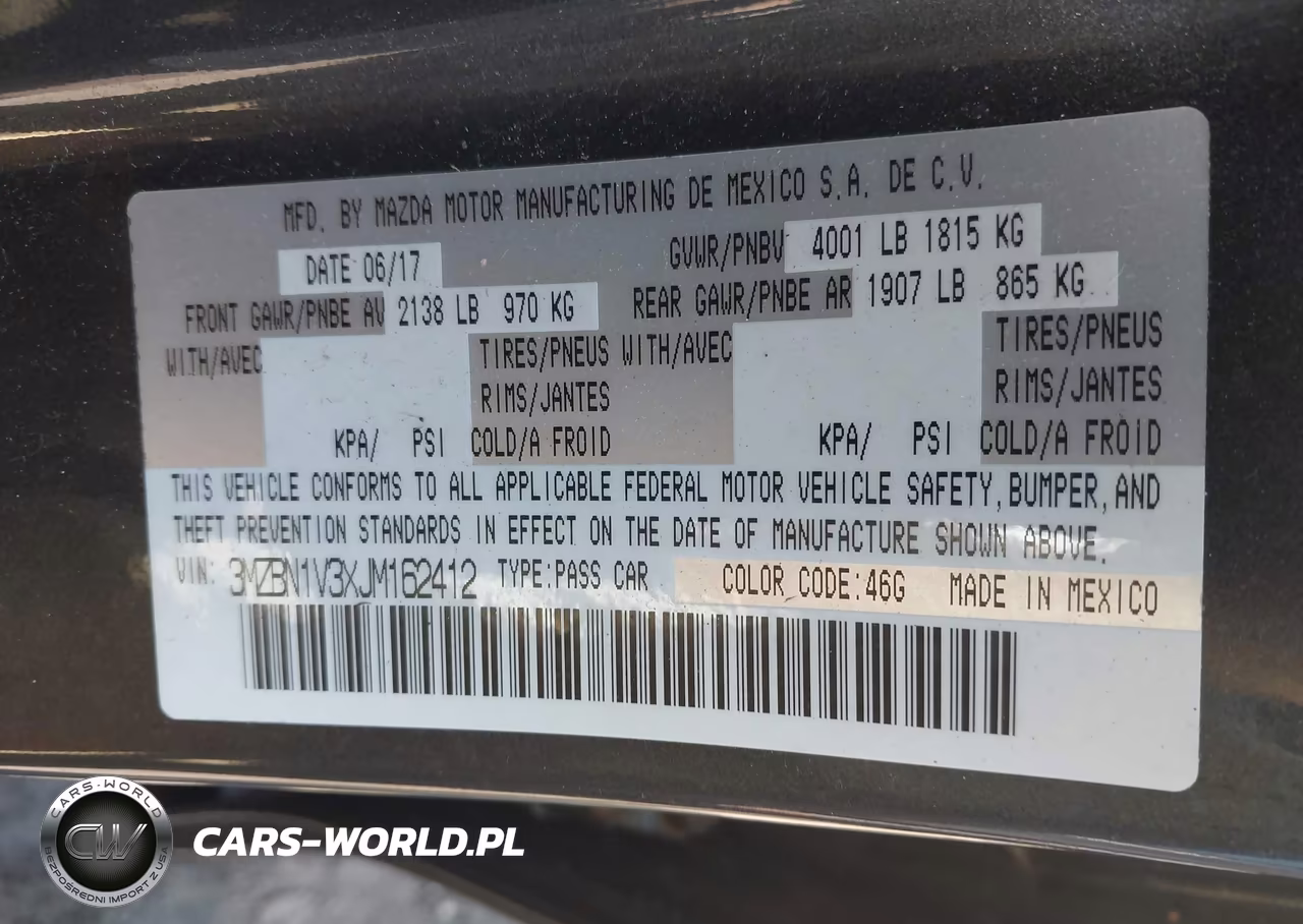 2018 Mazda Mazda3 Touring VIN:3MZBN1V3XJM162412 - 9