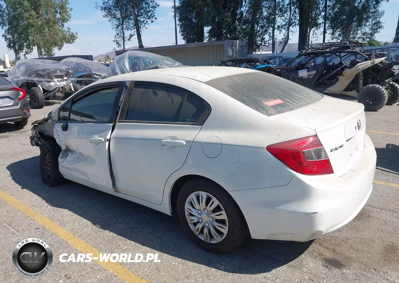 2012 Honda Civic Lx VIN:19XFB2F57CE014363 - 3