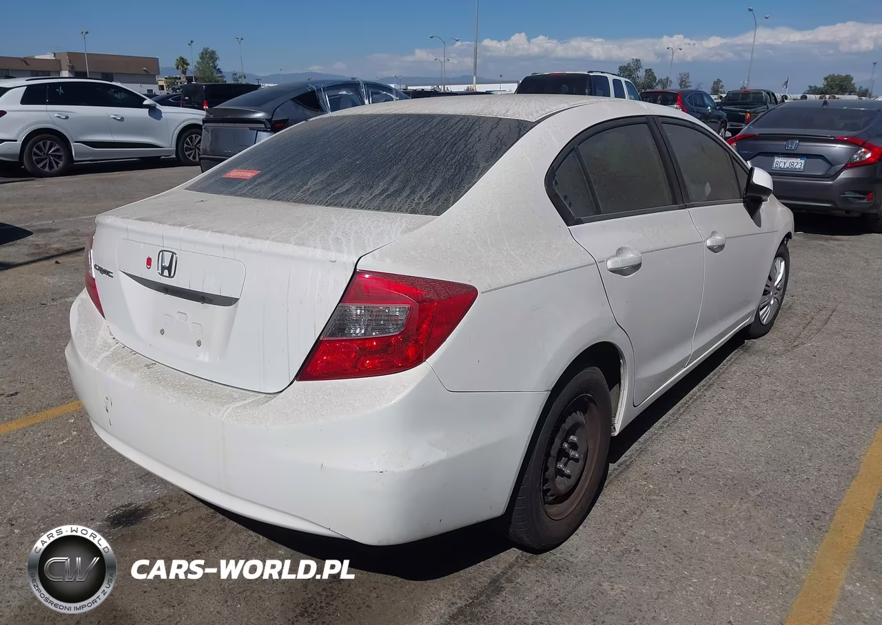 2012 Honda Civic Lx VIN:19XFB2F57CE014363 - 4