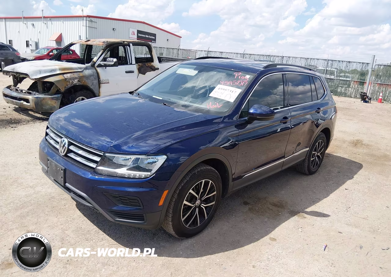 2021 Volkswagen Tiguan 2.0T Se-2.0T Se R-Line Black-2.0T Sel VIN:3VV3B7AX1MM123242 - 2