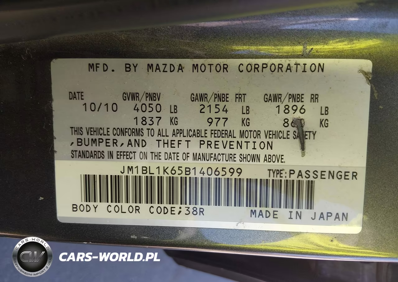 2011 Mazda Mazda3 S Sport VIN:JM1BL1K65B1406599 - 9
