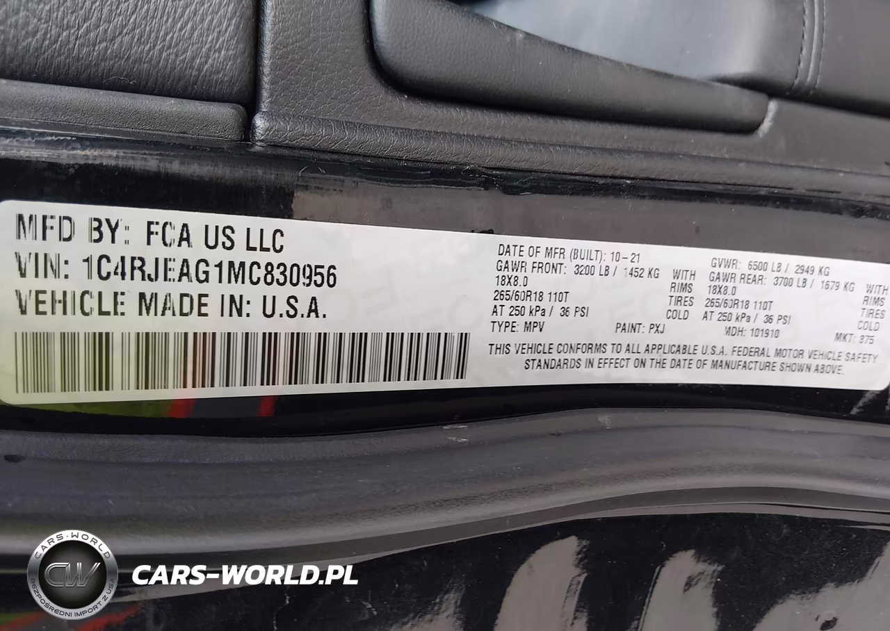 2021 Jeep Grand Cherokee Laredo X 4X2 VIN:1C4RJEAG1MC830956 - 9