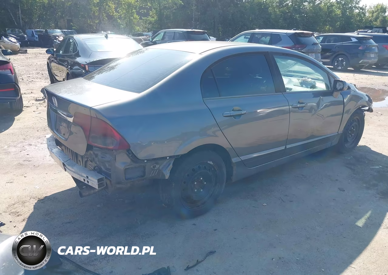 2009 Honda Civic Lx VIN:19XFA16539E024832 - 4
