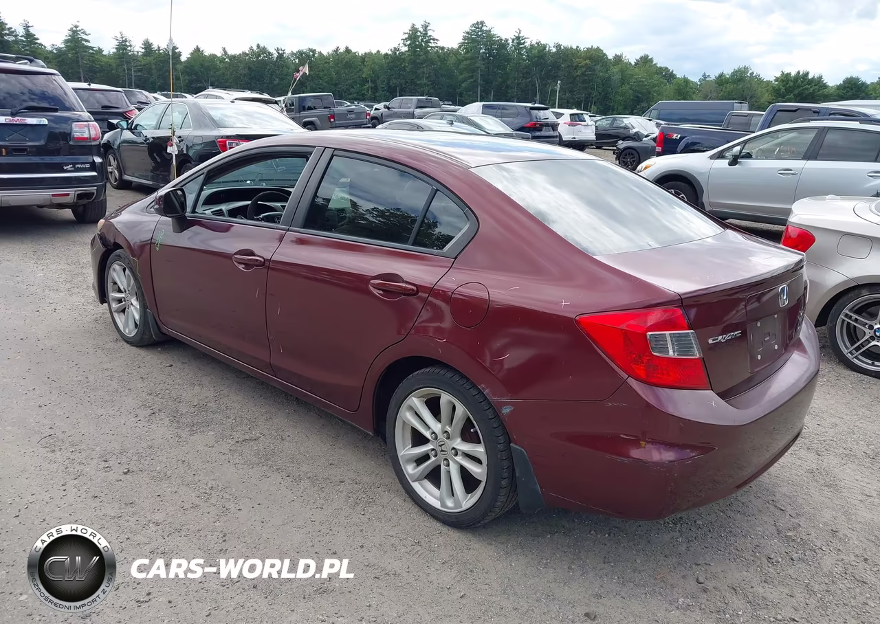 2012 Honda Civic Lx VIN:2HGFB2F52CH589265 - 3