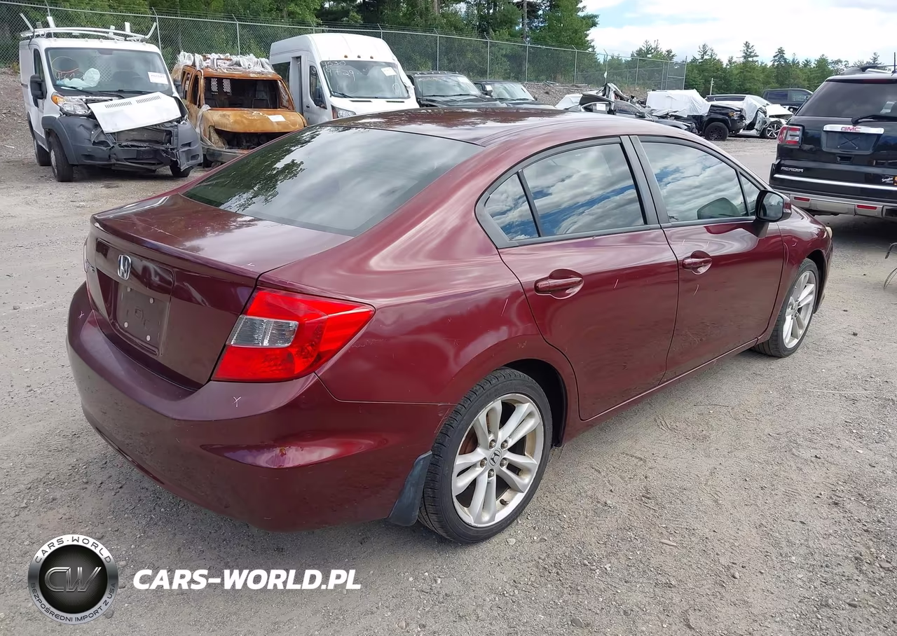 2012 Honda Civic Lx VIN:2HGFB2F52CH589265 - 4