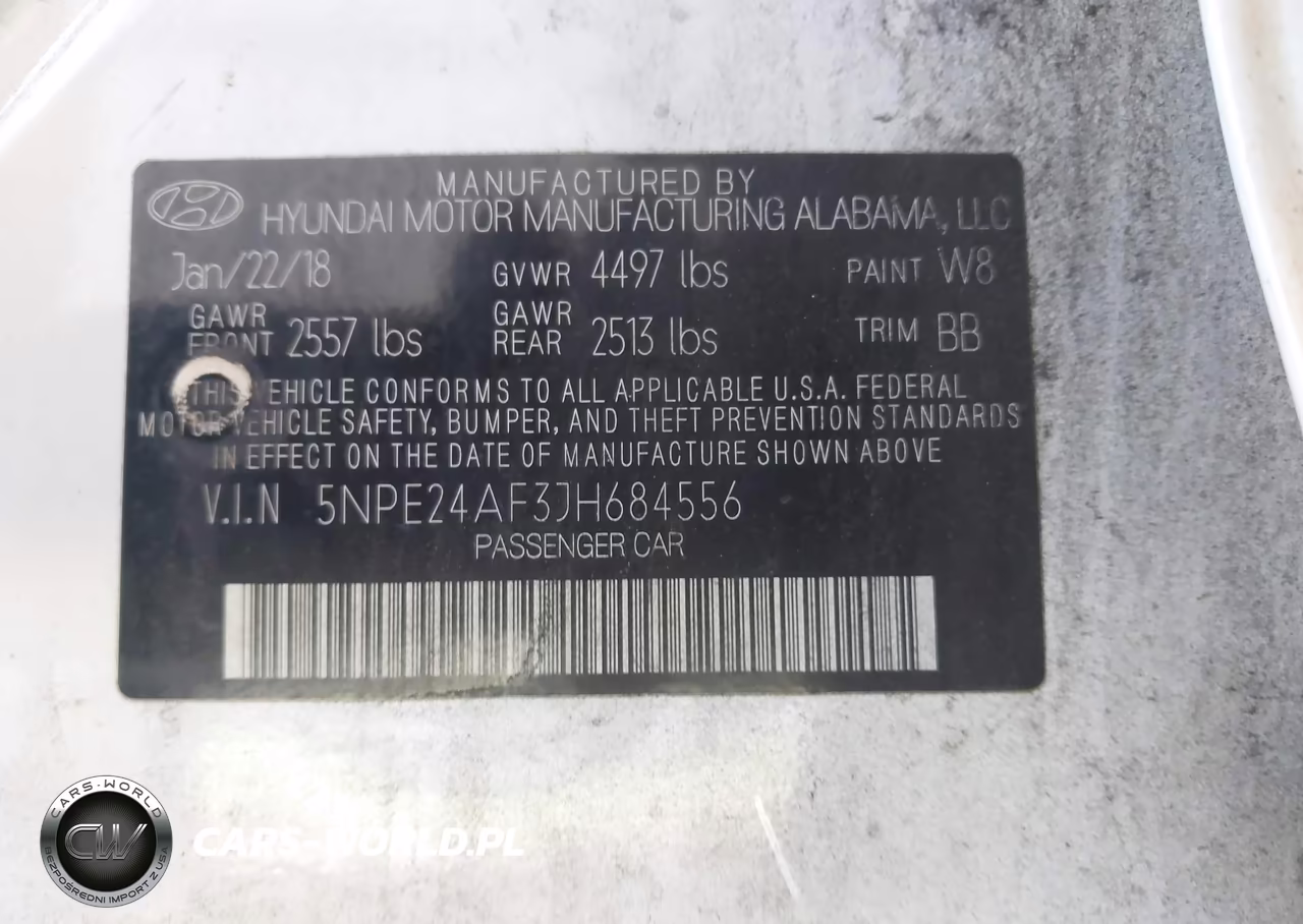 2018 Hyundai Sonata Se VIN:5NPE24AF3JH684556 - 9