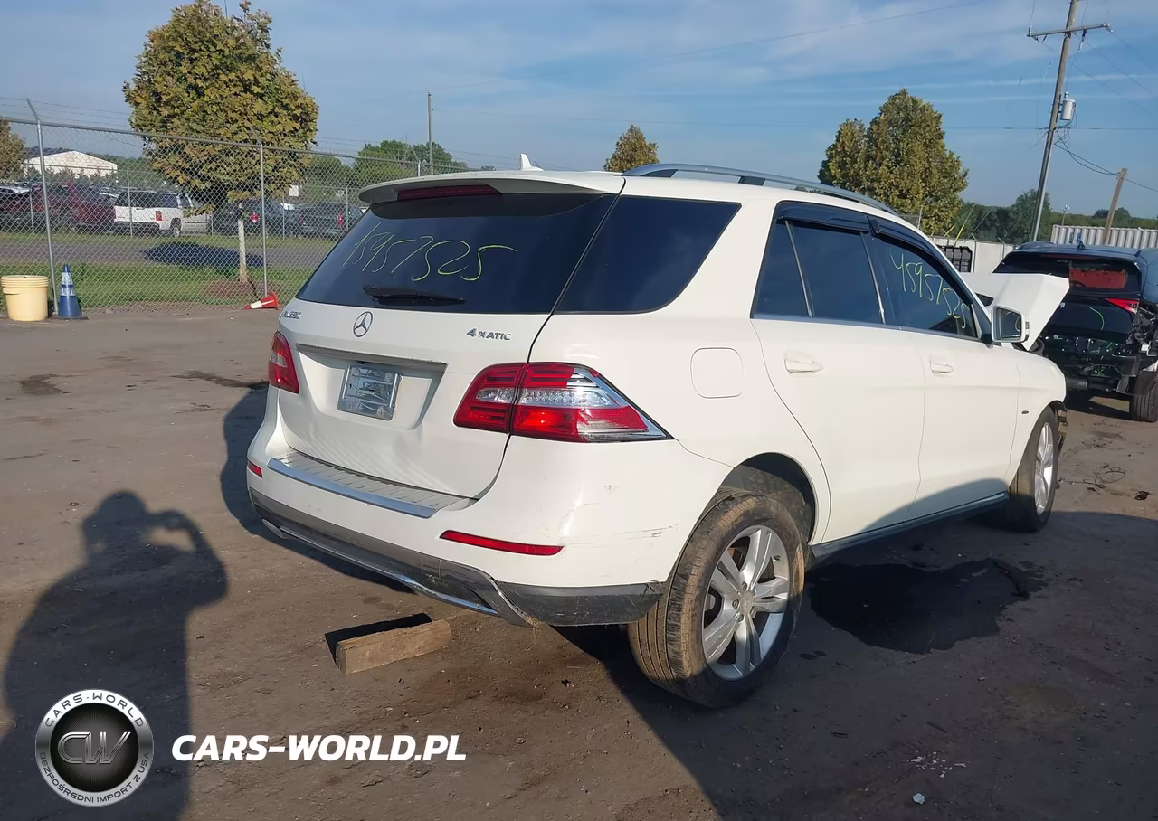 2012 Mercedes-Benz Ml 350 4Matic VIN:4JGDA5HBXCA016606 - 4