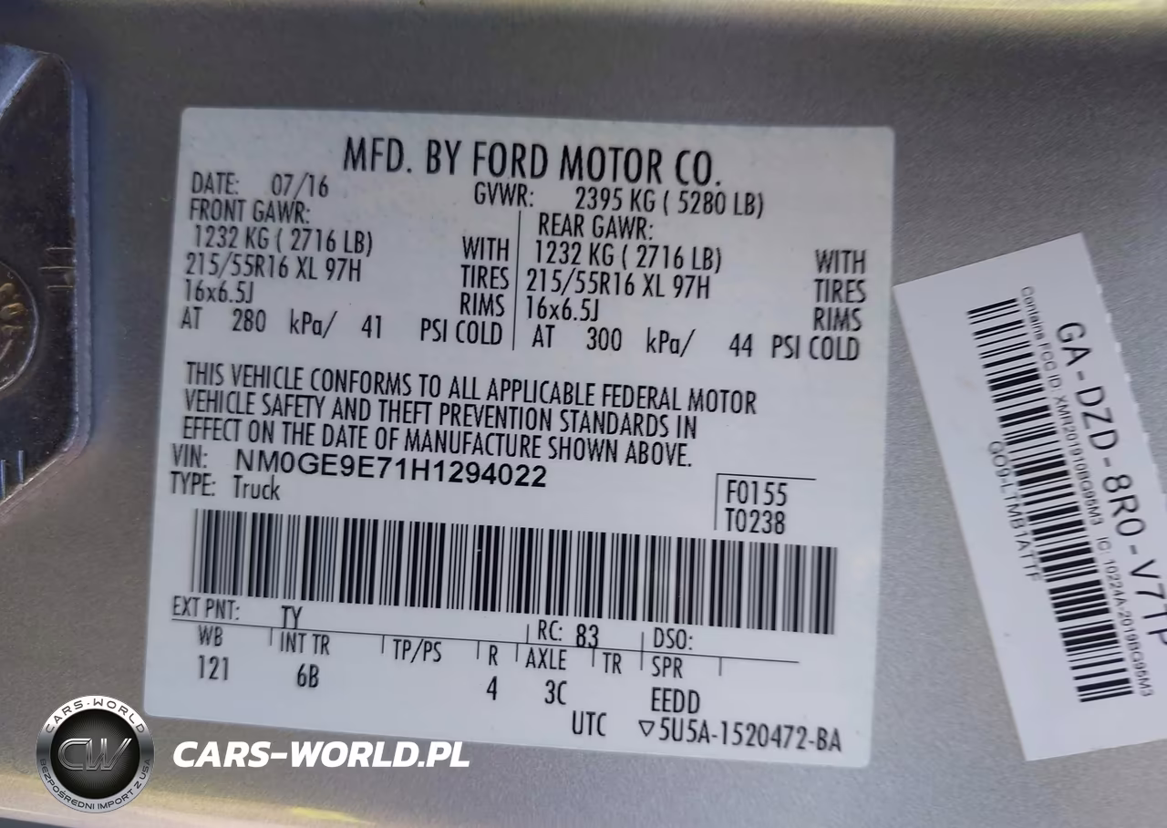 2017 Ford Transit Connect Xl VIN:NM0GE9E71H1294022 - 9